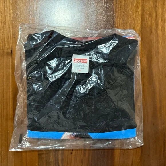 SUPREME Aphex Twin Windowlicker Tee Black T-Shirt SS25 Men’s Size XL